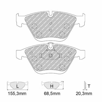 Pastiglie freno Ferodo Racing FCP4191H