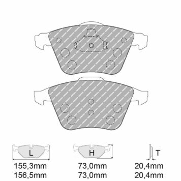 Pastiglie freno Ferodo Racing FCP4223H