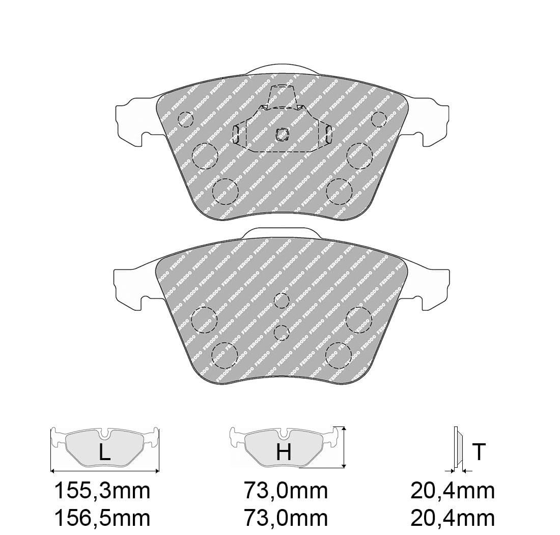 Pastiglie freno Ferodo Racing FCP4223H
