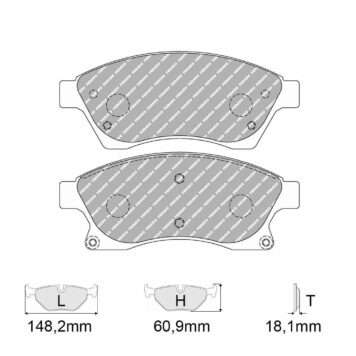 Pastiglie freno Ferodo Racing FCP4262H
