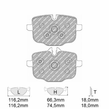 Pastiglie freno Ferodo Racing FCP4381H