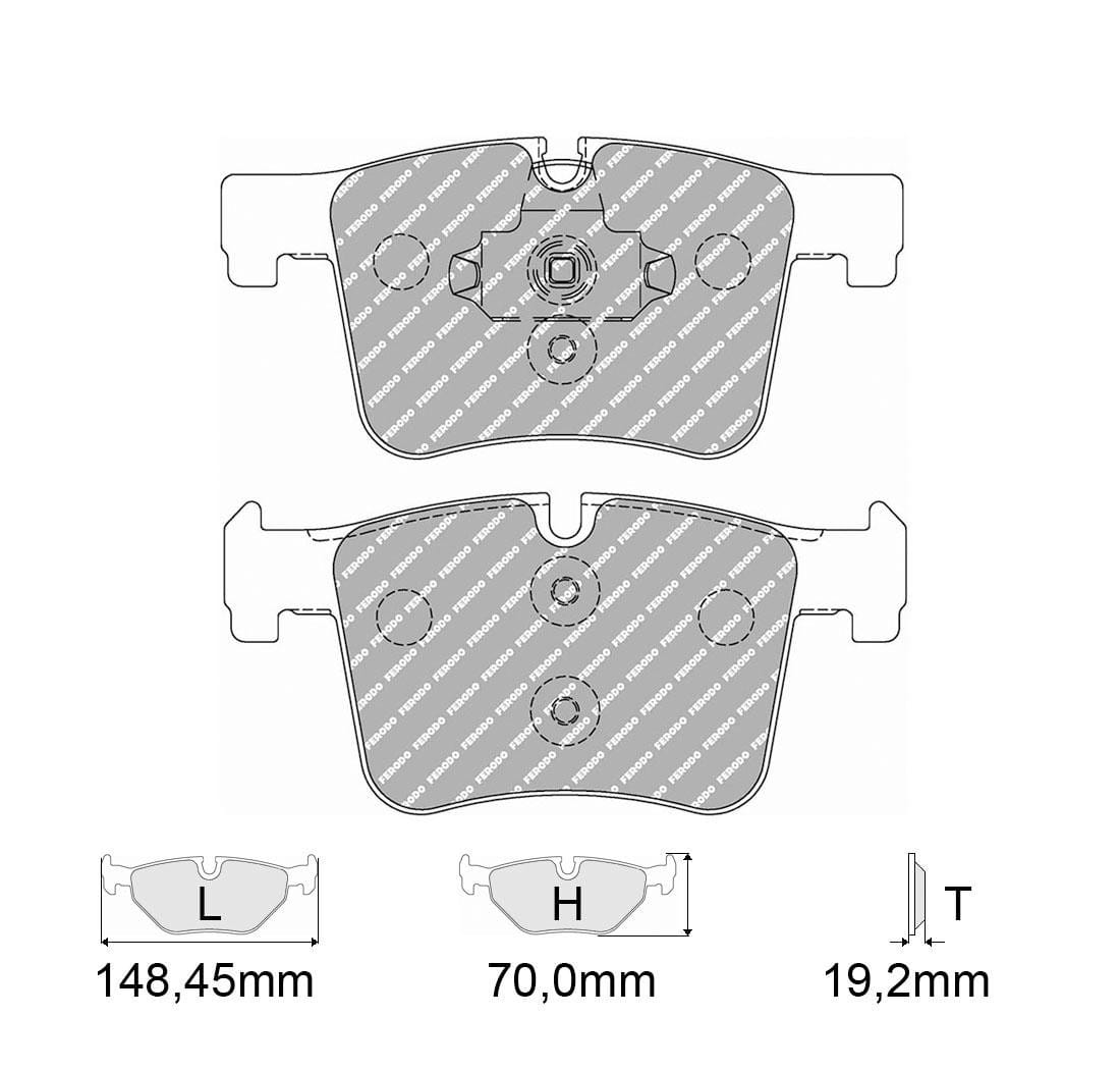Pastiglie freno Ferodo Racing FCP4394H