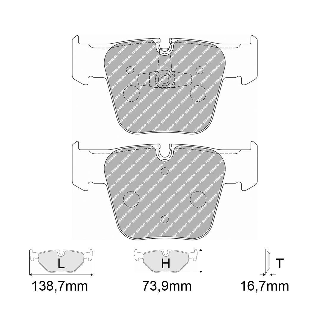 Pastiglie freno Ferodo Racing FCP4412H