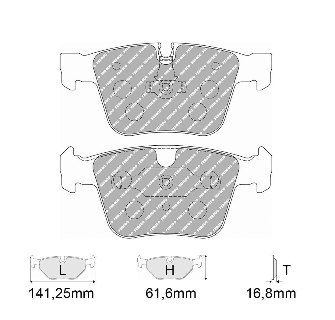 Pastiglie freno Ferodo Racing FCP4413H