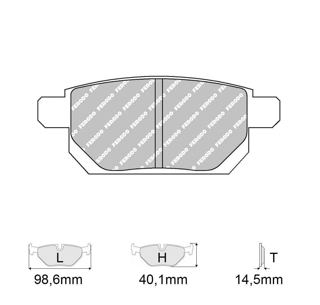 Pastiglie freno Ferodo Racing FCP4430H