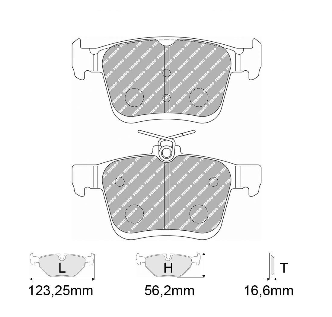Pastiglie freno Ferodo Racing FCP4434H