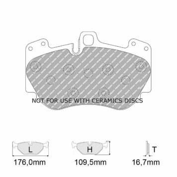 Pastiglie freno Ferodo Racing FCP4467H