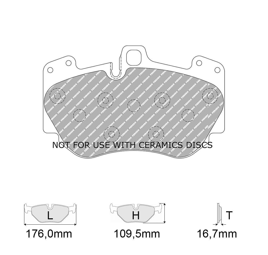 Pastiglie freno Ferodo Racing FCP4467H