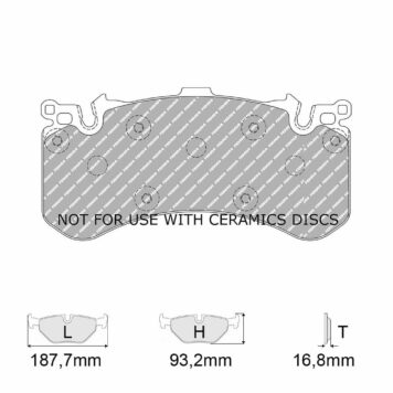 Pastiglie freno Ferodo Racing FCP4468H
