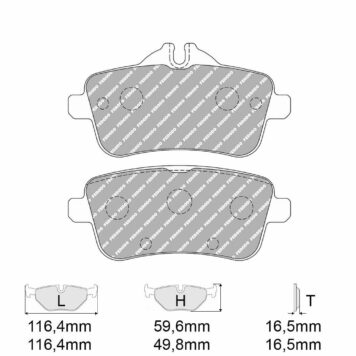 Pastiglie freno Ferodo Racing FCP4587H