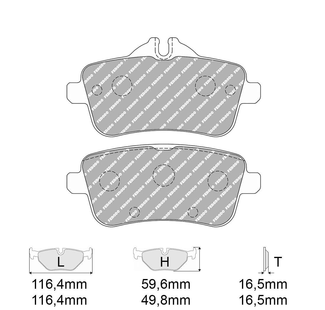 Pastiglie freno Ferodo Racing FCP4587H