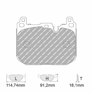 Pastiglie freno Ferodo Racing FCP4611H