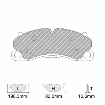 Pastiglie freno Ferodo Racing FCP4664H