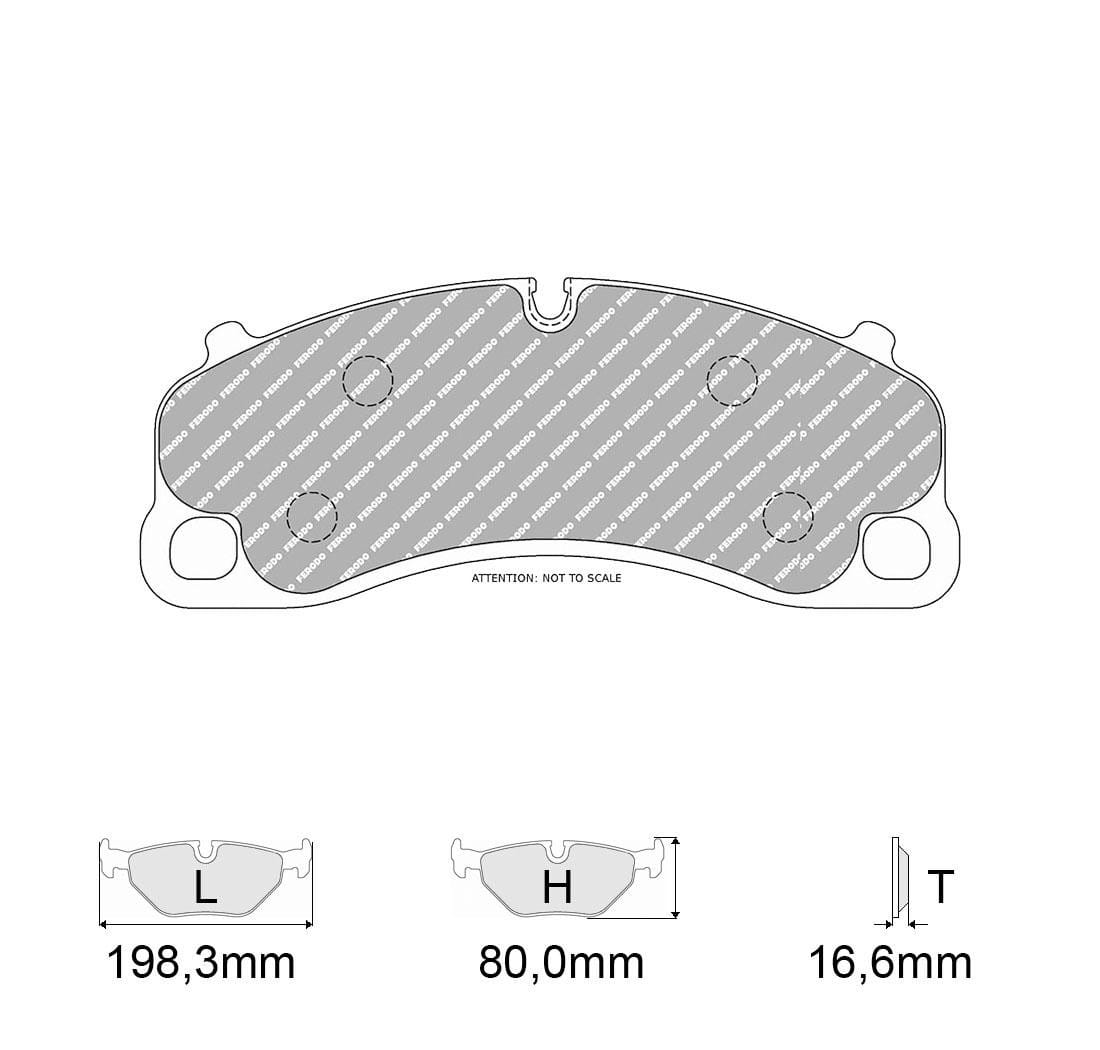 Pastiglie freno Ferodo Racing FCP4664H