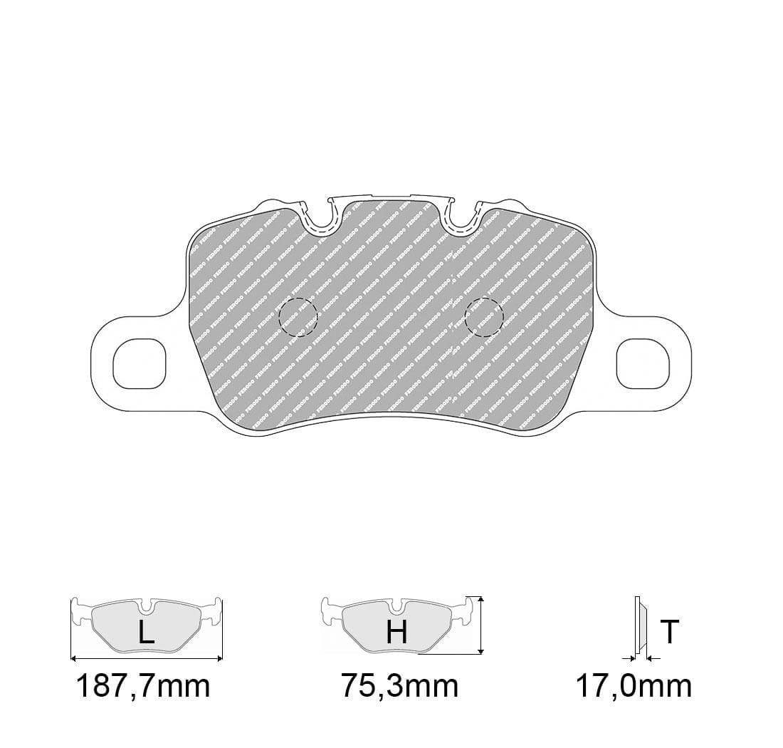Pastiglie freno Ferodo Racing FCP4665H