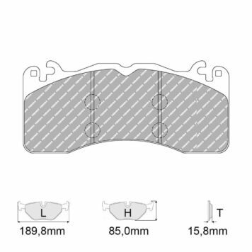 Pastiglie freno Ferodo Racing FCP4711H
