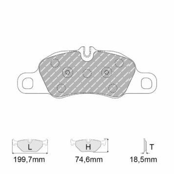 Pastiglie freno Ferodo Racing FCP4805H