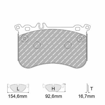 Pastiglie freno Ferodo Racing FCP4806H