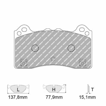 Pastiglie freno Ferodo Racing FCP4830H