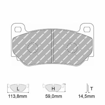 Pastiglie freno Ferodo Racing FCP4972H