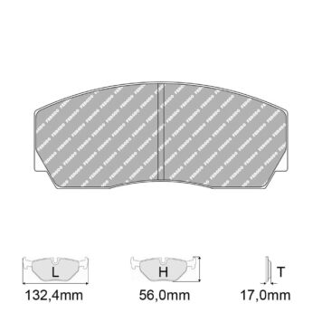Pastiglie freno Ferodo Racing FRP216 Renault Clio Super 1600