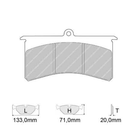 Pastiglie freno Ferodo Racing FRP501 Opel Adam
