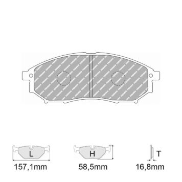 Pastiglie freno Ferodo Racing FCP1690H