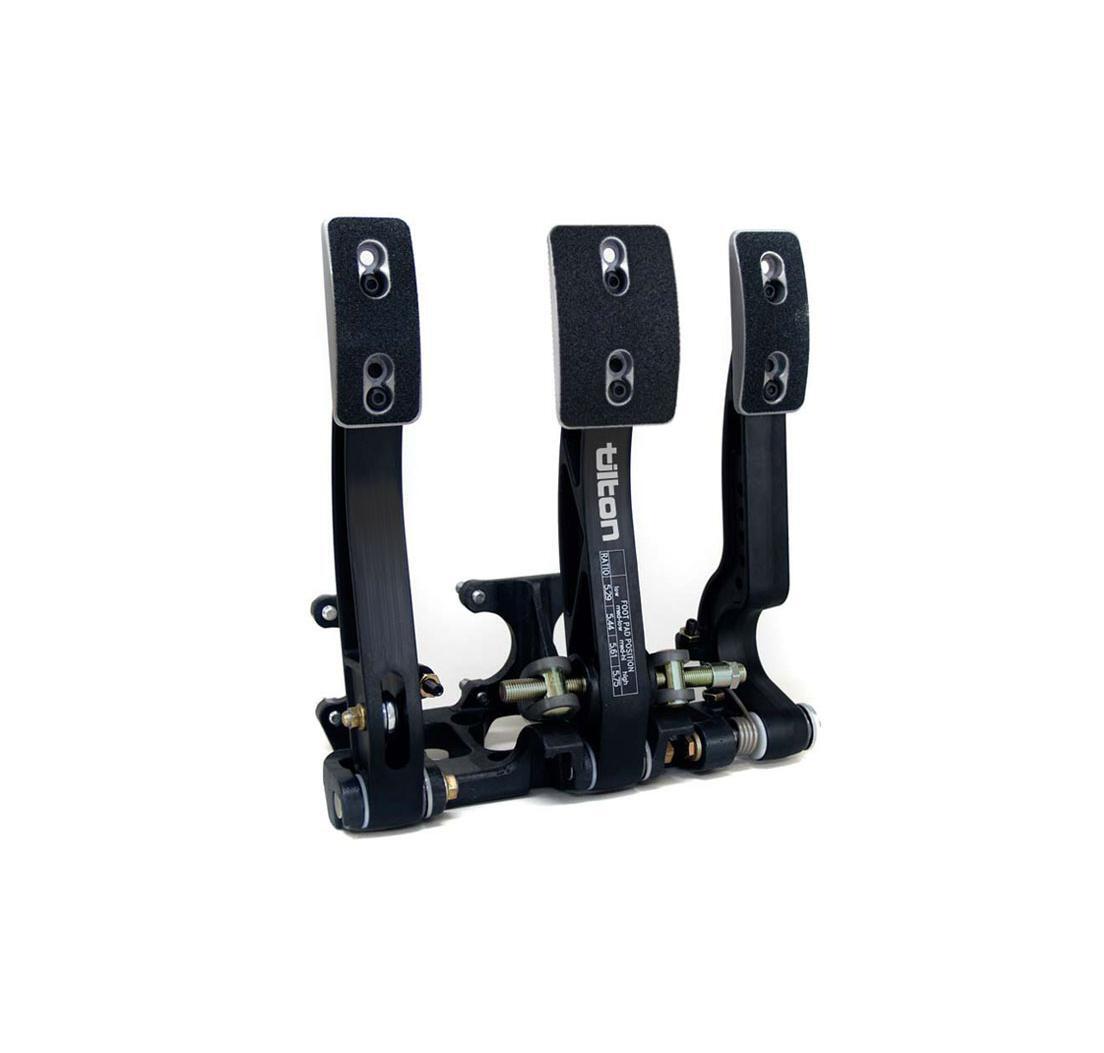 Pedaliera Tilton 3 pedali in alluminio montaggio a pavimento