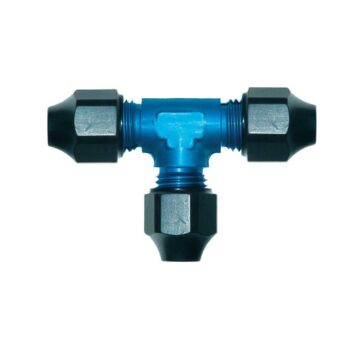 Raccordo alluminio a 3 vie per tubo HL836-06D