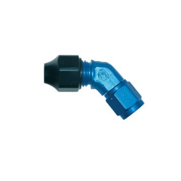 Raccordo alluminio 45° femmina Jic 9/16 x 18