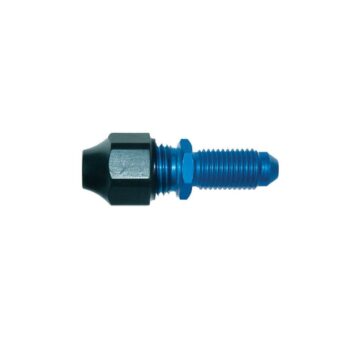 Raccordo alluminio passaparete dritto Jic 9/16 x 18