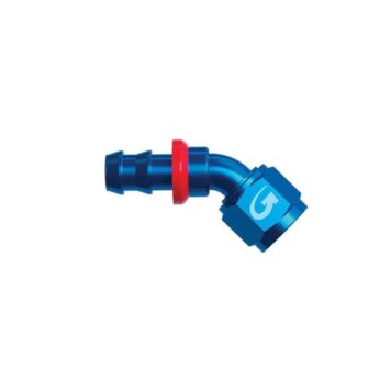 Raccordo a tubo 45° femmina concavo Jic 3/4 x 16