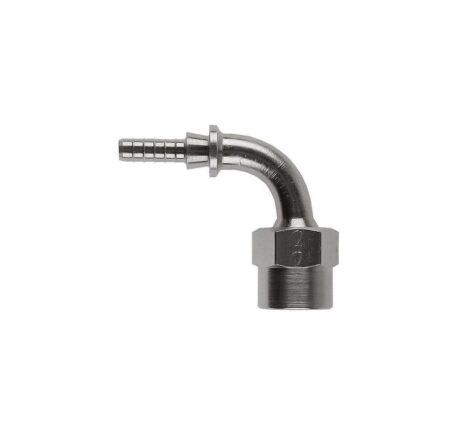 Raccordo graffabile zincato a tubo 90° femmina BSP 1/8