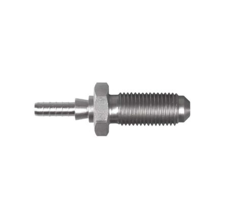 Raccordo graffabile zincato dritto maschio passaparete convesso Jic 3/8 x 24