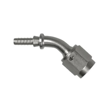 Raccordo graffabile zincato a tubo 45° femmina concavo Jic 3/8 x 24