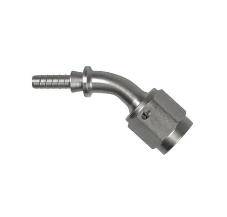Raccordo graffabile zincato a tubo 45° femmina concavo Jic 3/8 x 24