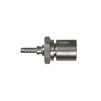 Raccordo graffabile zincato dritto femmina convesso anello scanalato metrico 10 x 1