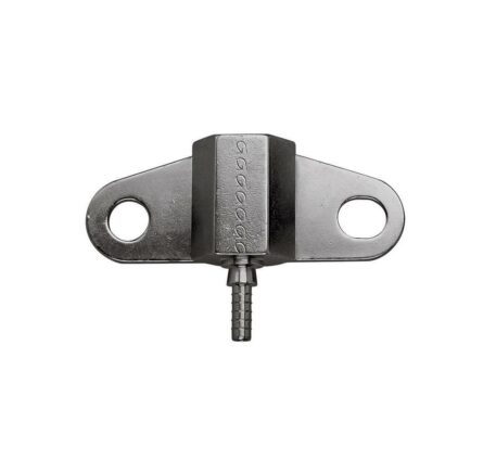 Raccordo graffabile zincato dritto femmina con staffa convesso metrico 10 x 1