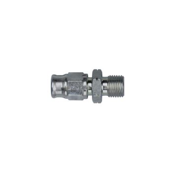 Raccordo dritto maschio piatto metrico 10 x 1