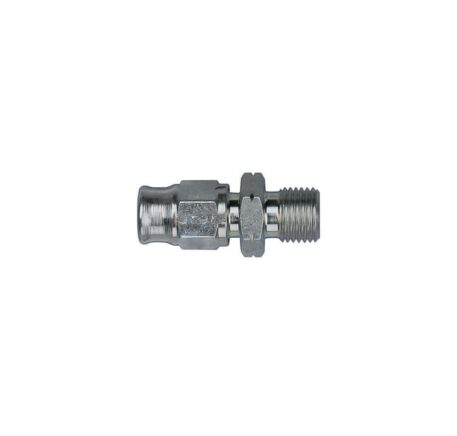 Raccordo dritto maschio piatto metrico 10 x 1