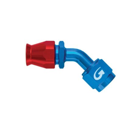 Raccordo alluminio a tubo 45° femmina Jic 3/4 x 16