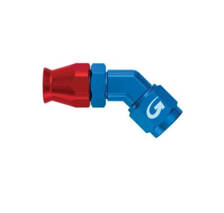 Raccordo doppio snodo forgiato 45° femmina concavo Jic 7/16 x 20