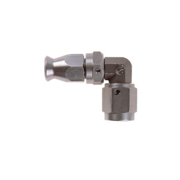 Raccordo doppio snodo forgiato 90° femmina concavo Jic 7/16 x 20