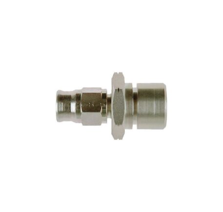 Raccordo passaparete femmina convesso - metrico 10 x 1 - esagono 19 mm