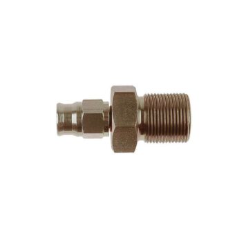 Raccordo passaparete femmina convesso - Jic 3/8 x 24 - esagono 19 mm