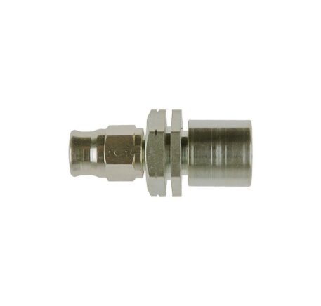 Raccordo passaparete femmina convesso - metrico 10 x 1 - esagono 17 mm