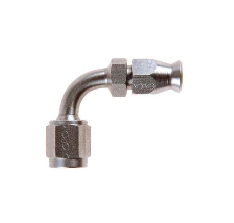 Raccordo Goodridge a tubo 90° femmina concavo - JIC 7/16 x 20