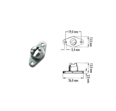 Ricettacolo spina Camloc serie V26S01