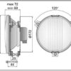 Faro espansione Wesem Xenon H3 diametro 183 mm - immagine 3