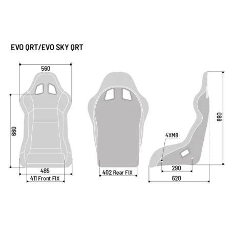 Sedile Evo Qrt Gaming Sparco NO Fia - immagine 2